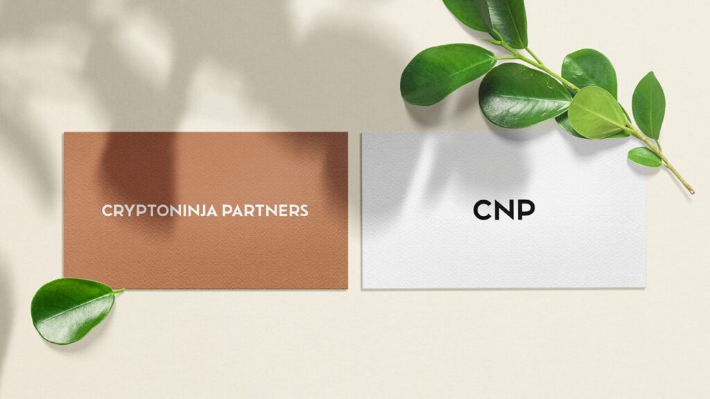 デザイナーおもち制作ロゴデザイン【CryptoNinja Partnersさま】