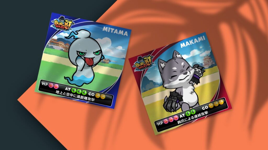 デザイナーおもち制作のシールデザイン【CNPバーニンウォーズさま】